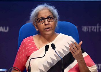 The Union Minister for Finance and Corporate Affairs, Smt. Nirmala Sitharaman addressing a Press Conference, in New Delhi on June 28, 2021.