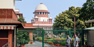 New Delhi, India - December 05, 2019: Supreme court of India building in New Delhi, India.