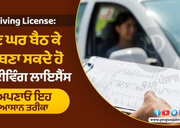 Driving License: ਹੁਣ ਘਰ ਬੈਠ ਕੇ ਹੀ ਬਣਾ ਸਕਦੇ ਹੋ ਡਰਾਈਵਿੰਗ ਲਾਇਸੈਂਸ, ਅਪਣਾਓ ਇਹ ਆਸਾਨ ਤਰੀਕਾ