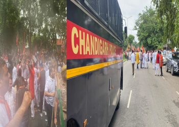BJP's demonstration in Chandigarh will surround the CM House