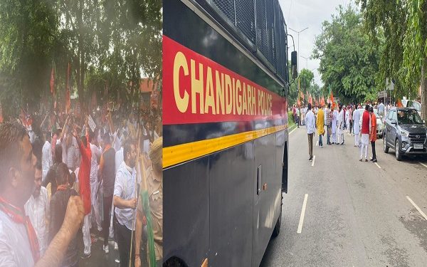 BJP's demonstration in Chandigarh will surround the CM House