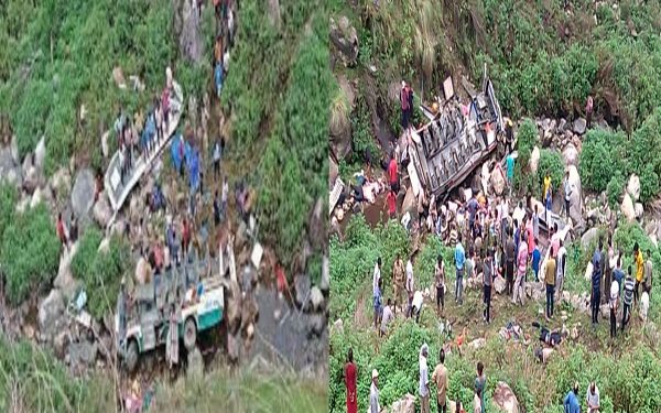 25 people died due to the bus falling into the ditch, many were injured