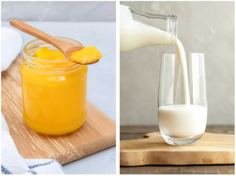 Drinking ghee mixed with milk gives amazing benefits, skin also gets