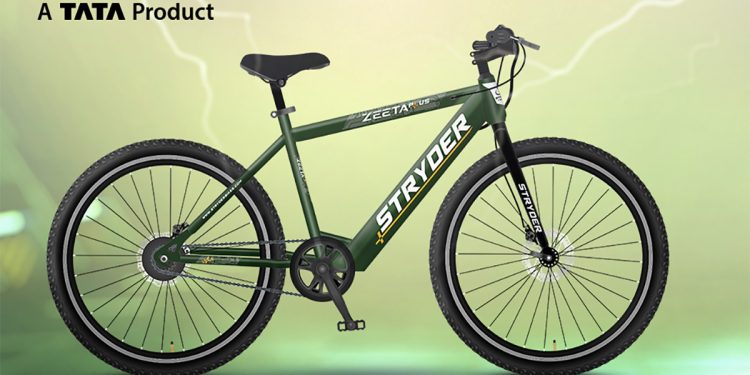 Tatas Stryder Zeeta Plus E-Bike: ਟਾਟਾ ਇੰਟਰਨੈਸ਼ਨਲ ਲਿਮਿਟੇਡ ਦੀ ਪੂਰੀ ਮਲਕੀਅਤ ਵਾਲੀ ਸਹਾਇਕ ਕੰਪਨੀ ਸਟ੍ਰਾਈਡਰ ਨੇ ਘਰੇਲੂ ਬਾਜ਼ਾਰ 'ਚ ਆਪਣੀ ਨਵੀਂ ਇਲੈਕਟ੍ਰਿਕ ਸਾਈਕਲ ਜ਼ੀਟਾ ਪਲੱਸ ਲਾਂਚ ਕੀਤੀ ਹੈ।